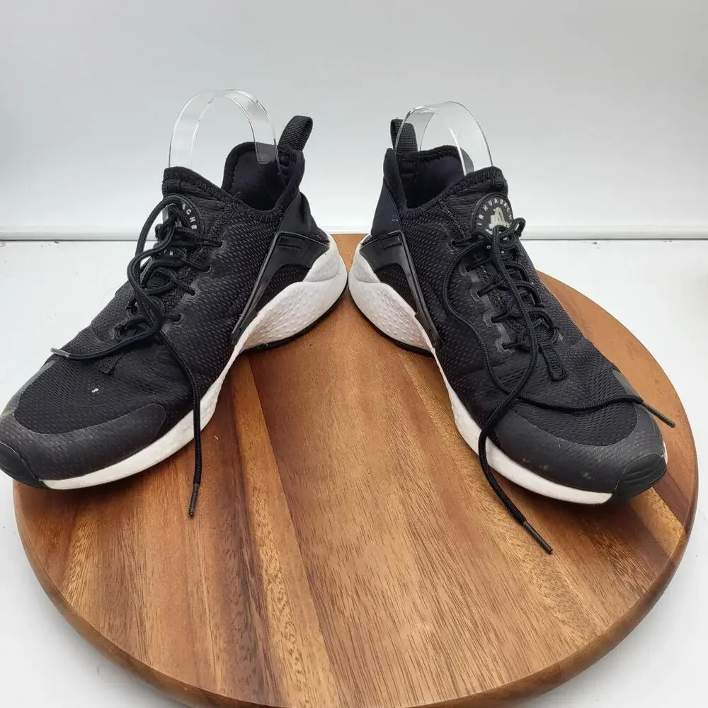 Nike Womens Air Huarache Run Running Shoes‎ Size 9.5 819151-008 Black Trainers